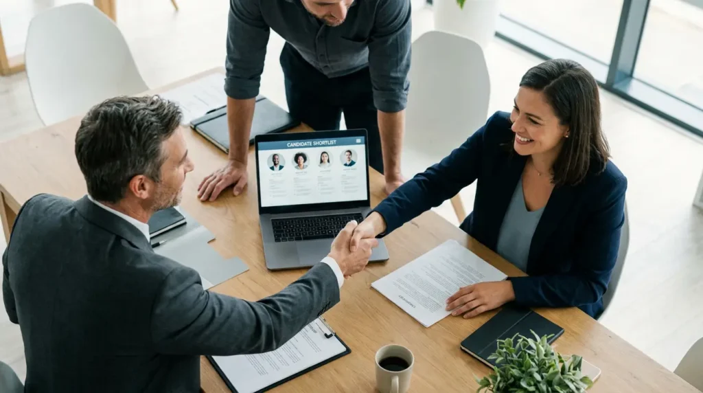 Business owner evaluating offshore customer support partner options to choose the right provider