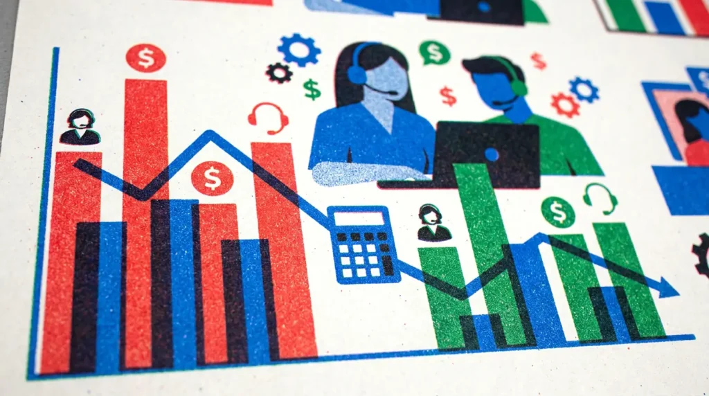 Customer support outsourcing pricing and cost comparison